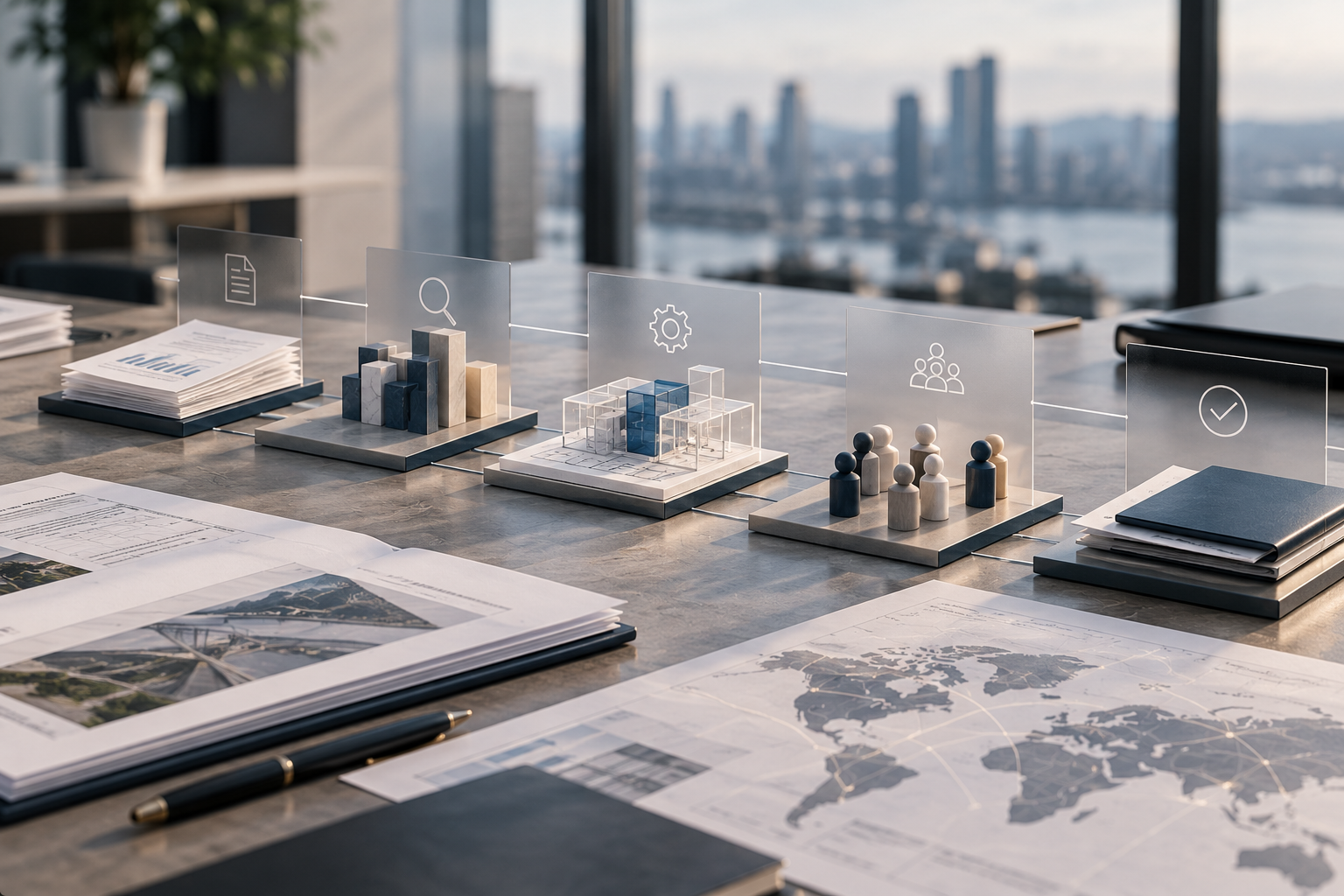 Financial solution architecture supported by project analysis, documentation and international coordination
